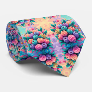 Colorful berries for Fathers Day Tie