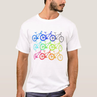 Colorful Bicycles Bike Gift T-Shirt