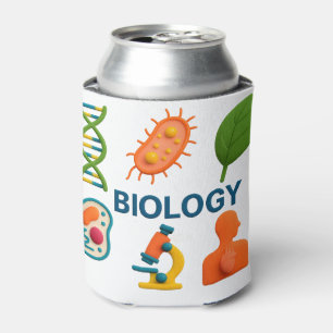 Colorful Biology Science Can Cooler