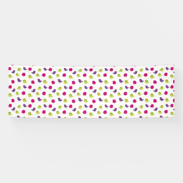 Colorful birds banner (Horizontal)