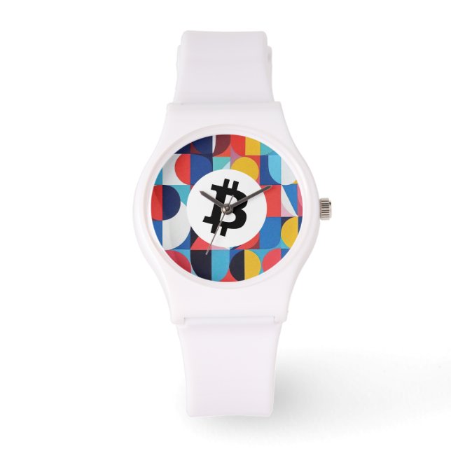 Colorful Bitcoin Watch (Front)