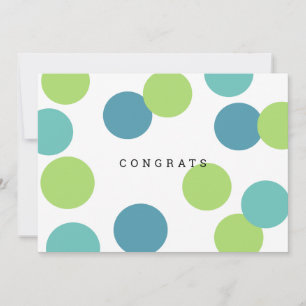 Colorful Blank Congrats Card