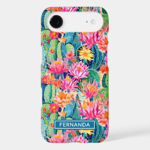 Colorful Blooming Cacti Personalized