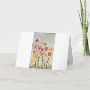 Colorful Blossoms Greeting Card 3
