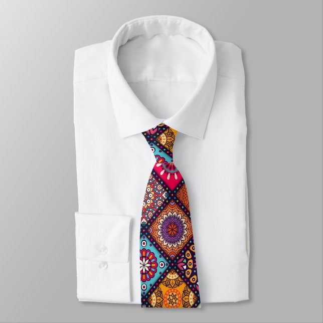 colorful boho style tie (Tied)