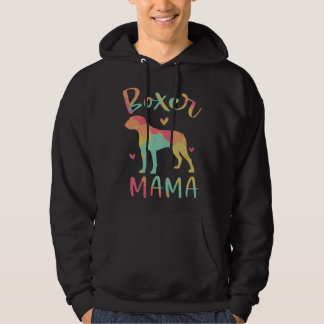 Colorful Boxer Dog Watercolor Hoodie