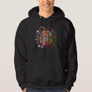 Colorful Brain Science Neuroscience Neurologist Hoodie