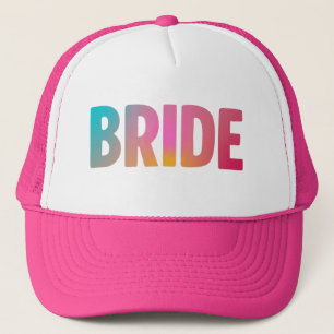 Colorful Bride Trucker Hat