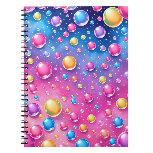 Colorful bubble notebook  (Front)