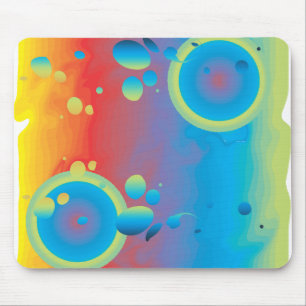 COLORFUL BUBBLES MOUSE PAD