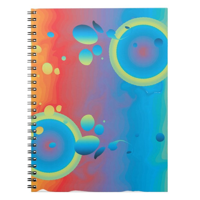 COLORFUL BUBBLES NOTEBOOK (Front)