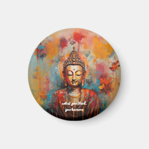 Colorful Buddha Magnet