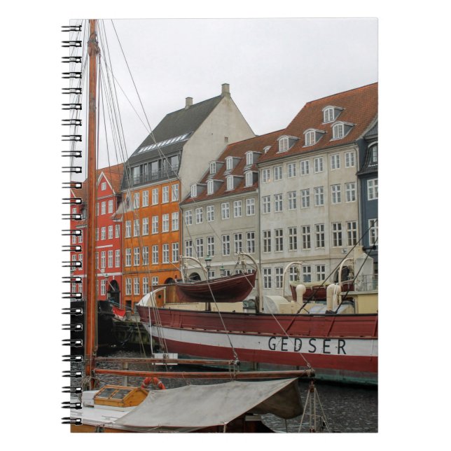 COLORFUL BUILDINGS BESIDE THE RIVER NOTEBOOK (Front)
