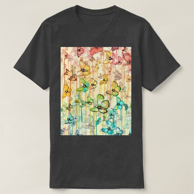 Colorful Butterflies 3 T-Shirt (Design Front)