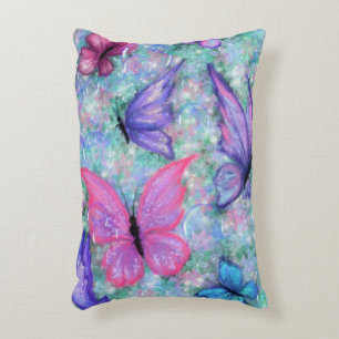 Colorful Butterflies Pillow