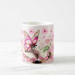 Colorful Butterfly Art with Vibrant Wing nature Coffee Mug