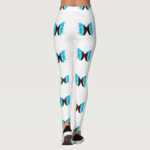 Colorful Butterfly Print  Leggings