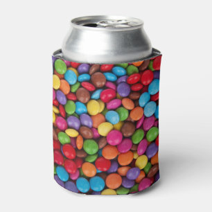 Colorful Button Candy Quirky Can Cooler