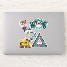 COLORFUL California Decal Set