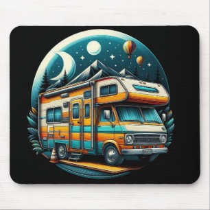 Colorful camper mouse pad! pad