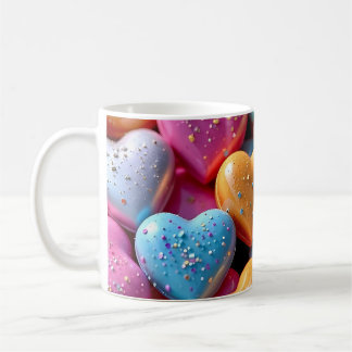 Colorful Candy Love Hearts Coffee Mug
