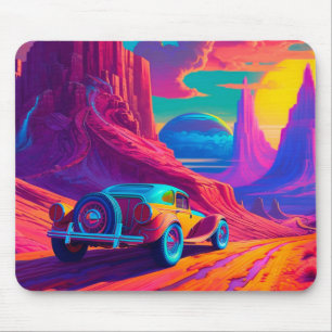 Colorful Car Mouse Pad