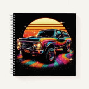 Colorful car! notebook