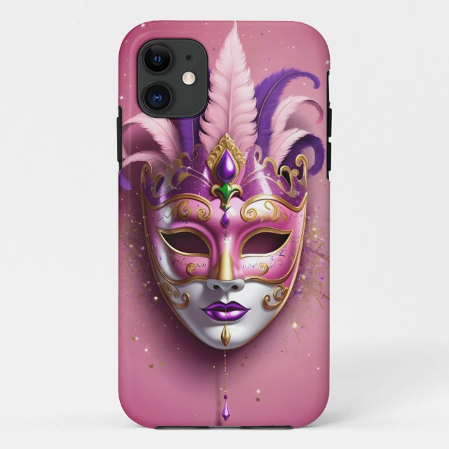 Colorful carnival mask Case-Mate iPhone case (Back)