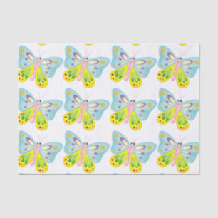 COLORFUL CARTOON BUTTERFLY TISSUE PAPER