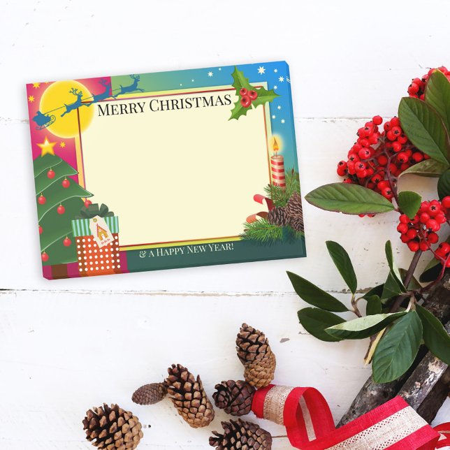 Colorful Cartoon Christmas Post It Notes (Creator Uploaded)