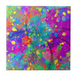 Colorful Celebration Ceramic Tile