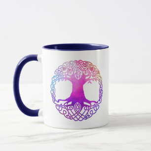 Colorful Celtic Tree of Life Mug
