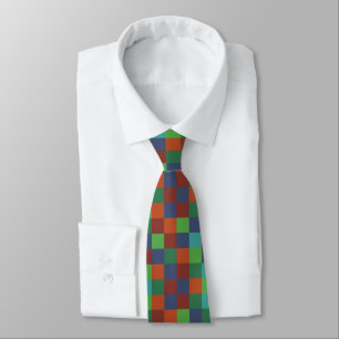 Colorful Checkerboard Tie