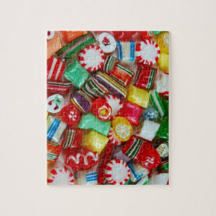 Colorful Christmas Candy Jigsaw Puzzle