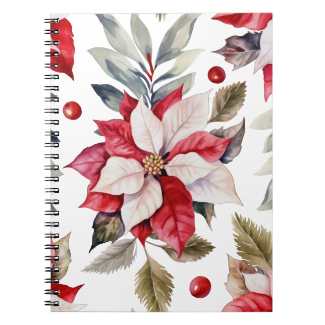 Colorful Christmas Notebook – Festive Winter Desig (Front)