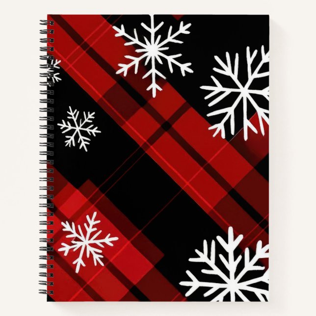 Colorful Christmas Notebook – Festive Winter Desig (Front)