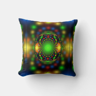 Colorful Christmas Stars Design  Cushion