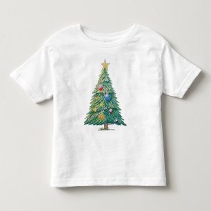 Colorful Christmas Tree Toddler T-Shirt
