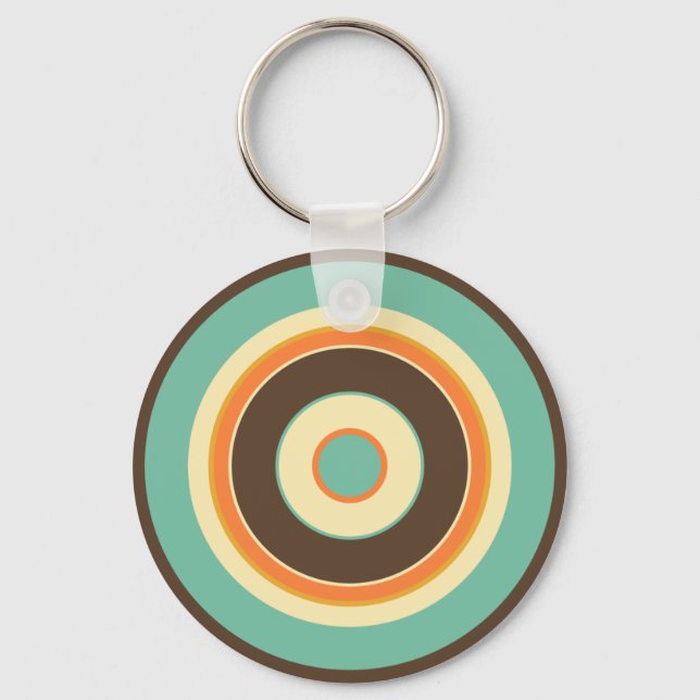 Colorful Circles 02 Key Ring (Front)