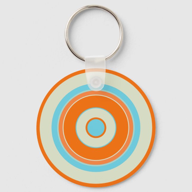 Colorful Circles 03 Key Ring (Front)