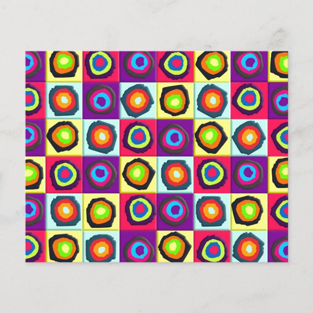 Colorful Circles Pattern Flyer (Front)