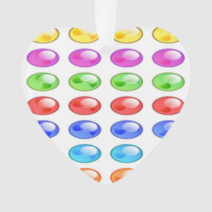 COLORFUL CIRCLES PATTERN ORNAMENT