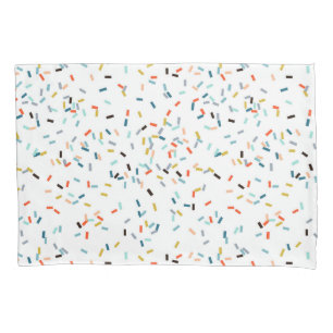 Colorful Confetti Fall Pattern Pillowcase