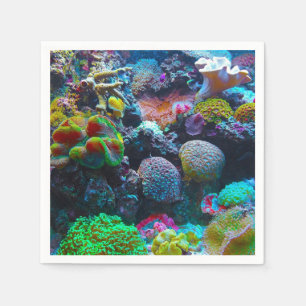 Colorful Coral Napkin