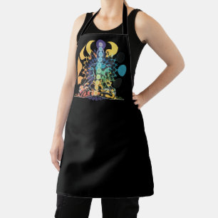 Colorful Cosmic Chakra Meditation Spiritual Energy Apron