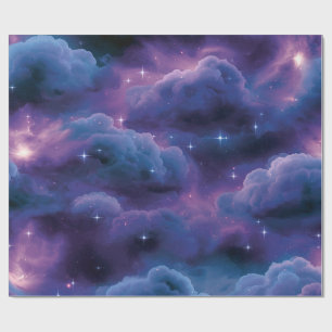 Colorful Cosmic Nebula Wrapping Paper