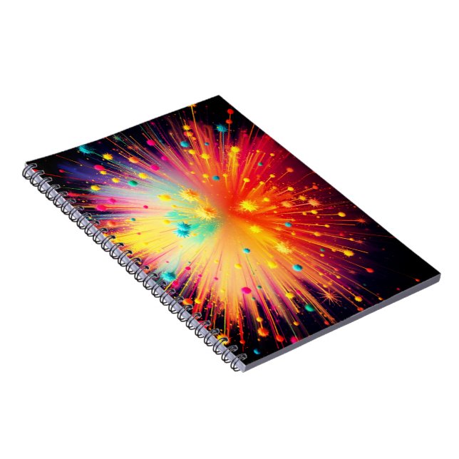 Colorful Cover to Inspire Your Creativity! Notebook (Right Side)