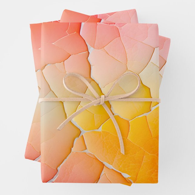Colorful Crackle Paper Art Wrapping Paper Sheets (Creator Uploaded)
