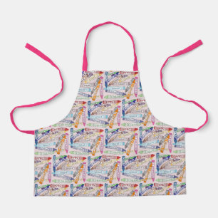 Colorful Crayons Apron