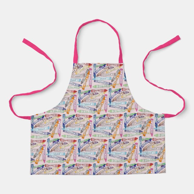 Colorful Crayons Apron (Front)